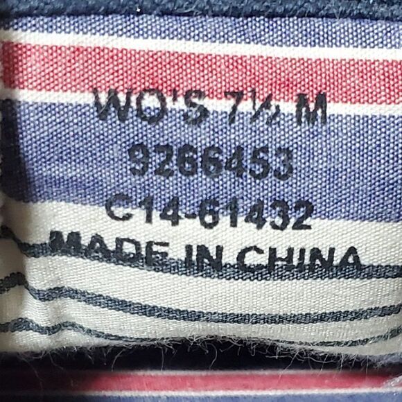 Sperry Mariner Navy Blue Gold Sneakers shoes 7.5 - Picture 8 of 10